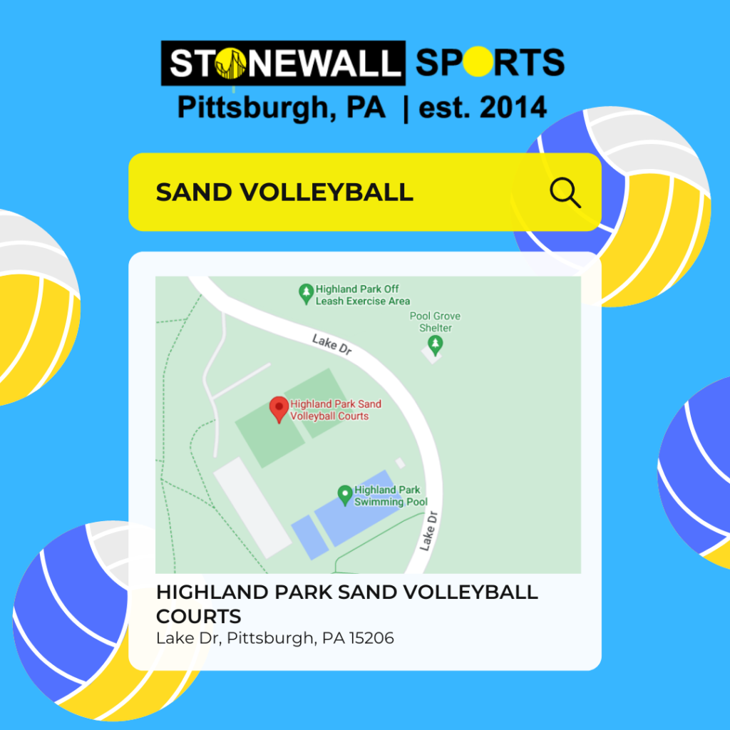 Highland Park Sand Volleyball Pittsburgh